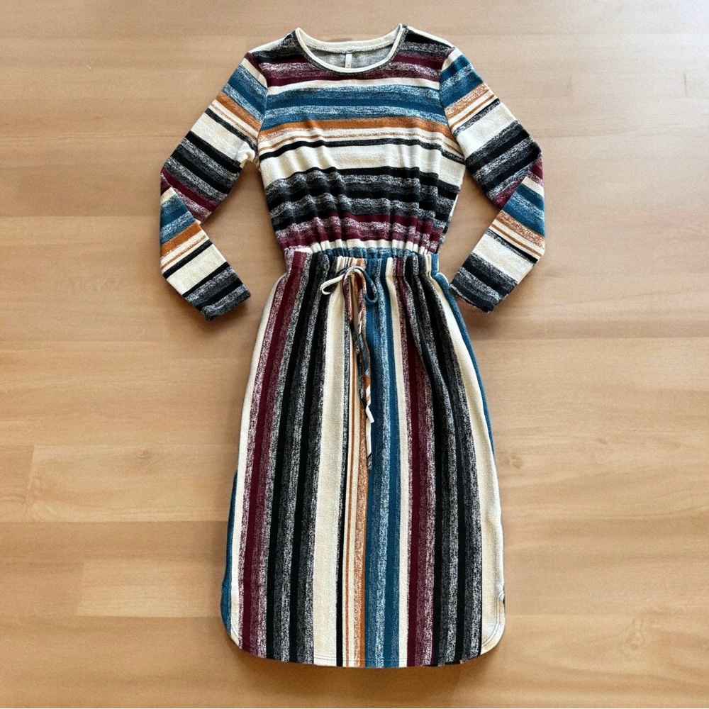 Striped jersey dress - MINT!!